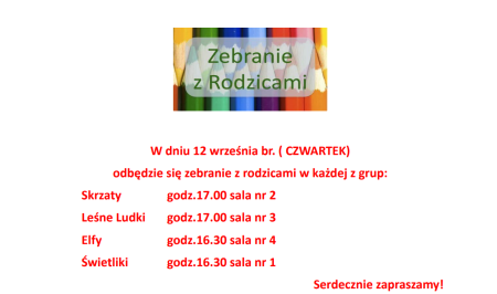 ZEBRANIE Z RODZICAMI :)