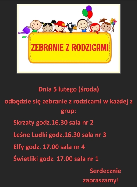 ZEBRANIE Z RODZICAMI:)