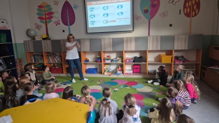 Spotkanie z naszą wspaniałą panią pielęgniarką.