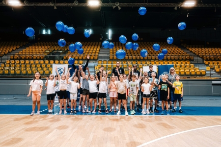 Zajęcia z koszykarzami Arki Gdynia