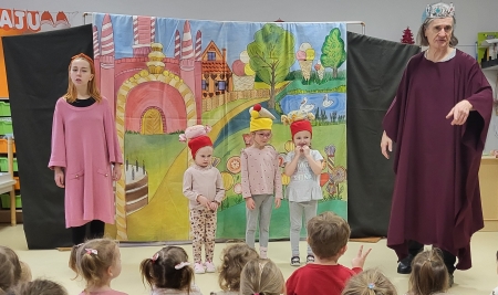 Teatr Duet w naszym przedszkolu. 