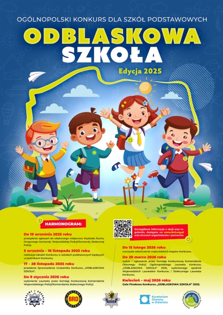 Sukces naszej szkoły w konkursie „Odblaskowa Szkoła” 2025 