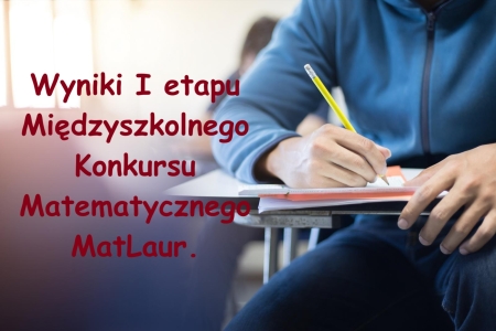 Wyniki I etapu Międzyszkolnego Konkursu Matematycznego MatLaur. 