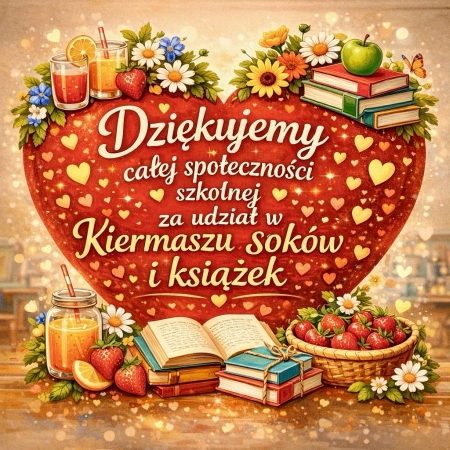 Podsumowanie akcji „Kiermasz soków i książek”