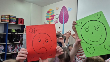 Spotkanie z panią psycholog w świetlicy