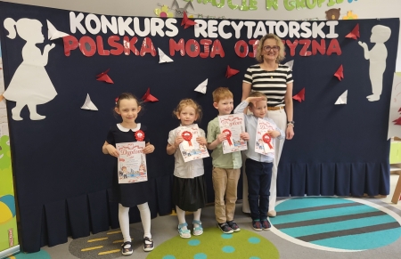 VII Międzyprzedszkolny Konkurs Recytatorski ''Polska- moja Ojczyzna''. 