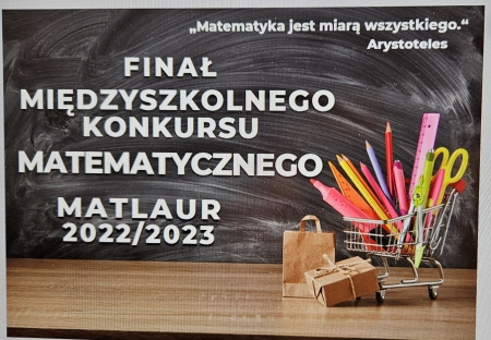 Finał Międzyszkolnego Konkursu Matematycznego MatLaur.