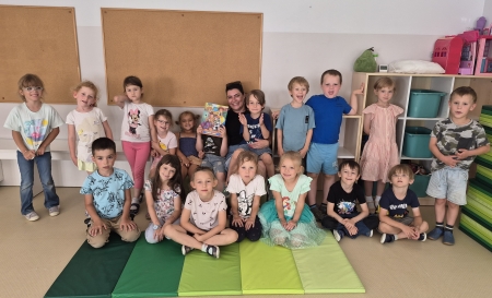 Spotkanie z Panią Bajką- mama Julka