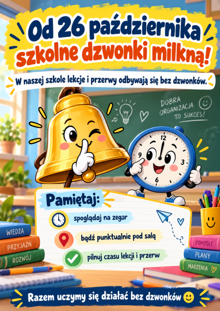Szkolne dzwonki milkną !
