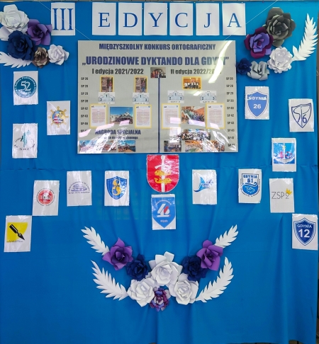 III Międzyszkolny Konkurs Ortograficzny                                         „Urodzinowe dyktando dla Gdyni”